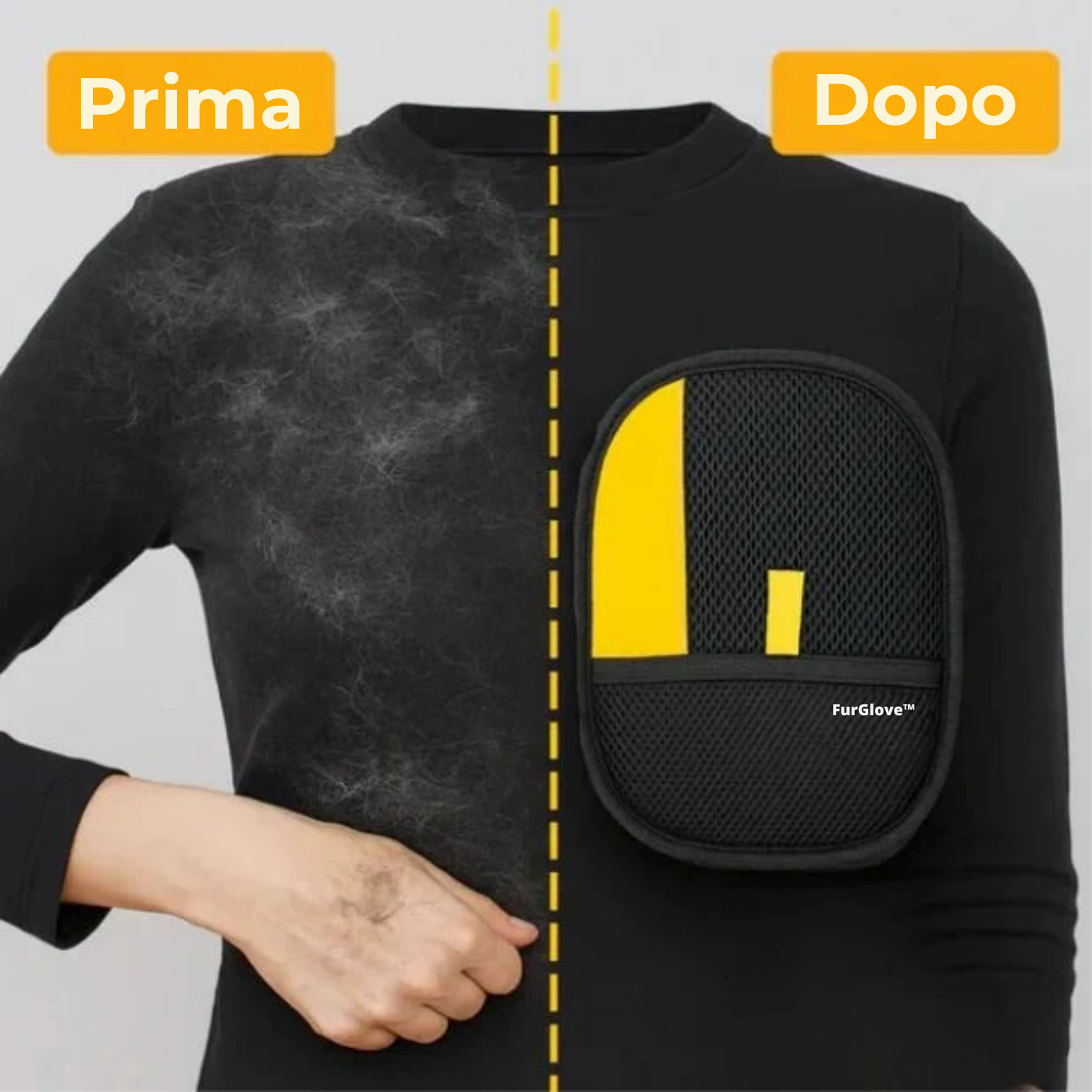 FurGlove™ – Il guanto definitivo per la rimozione dei peli di animali domestici